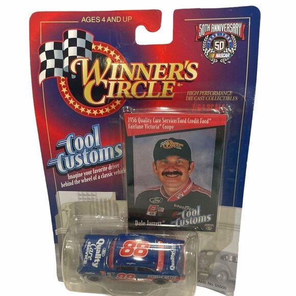 Nascar Winners Circle Dale Jarrett #88 1:64 Die Cast Car Trading Card - Picture 1 of 3